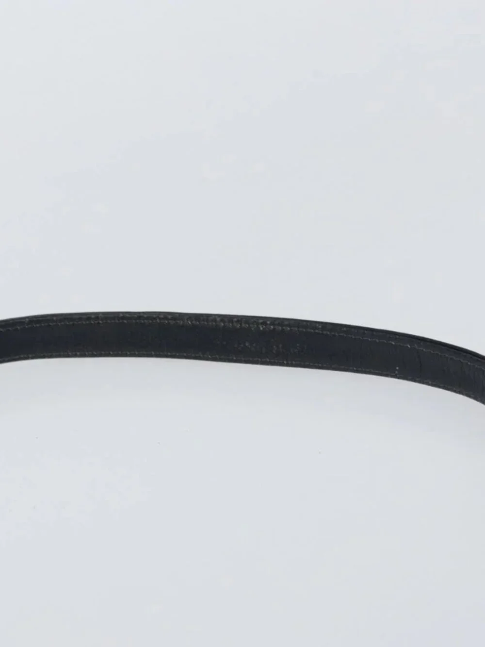 Christian Dior Trotter Canvas Shoulder Bag Navy Gold Auth 160820 - Picture 10 of 16